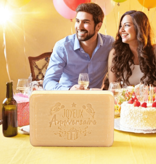 Savon JOYEUX ANNIVERSSAIRE pour cette super année 125g