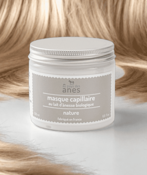 Masque capillaire au lait d'ânesse frais et bio 200 ml 