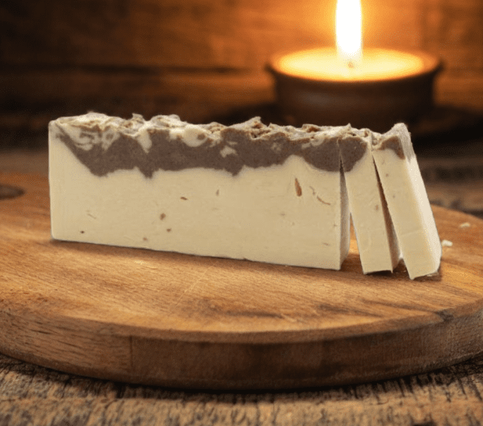 Savon à froid huile d'olive & lait de chèvre  - vendu par 100gr