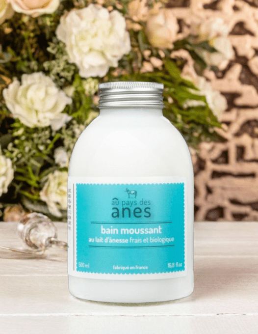 Bain moussant au lait d'ânesse frais et biologique 500 ml