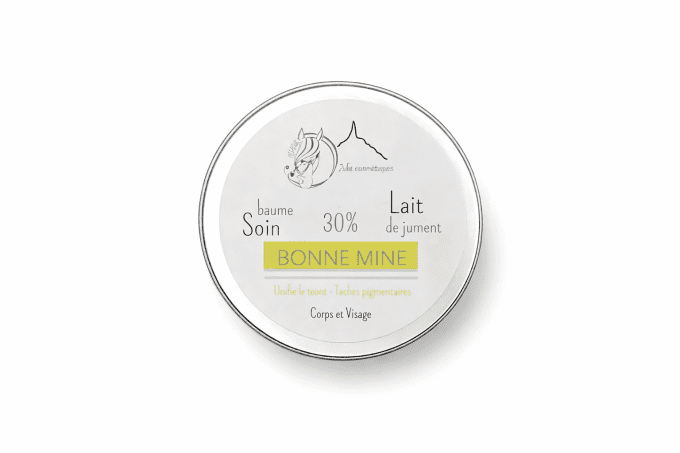 Baume BONNE MINE Unifiant et anti tâches brunes - 30% lait de jument