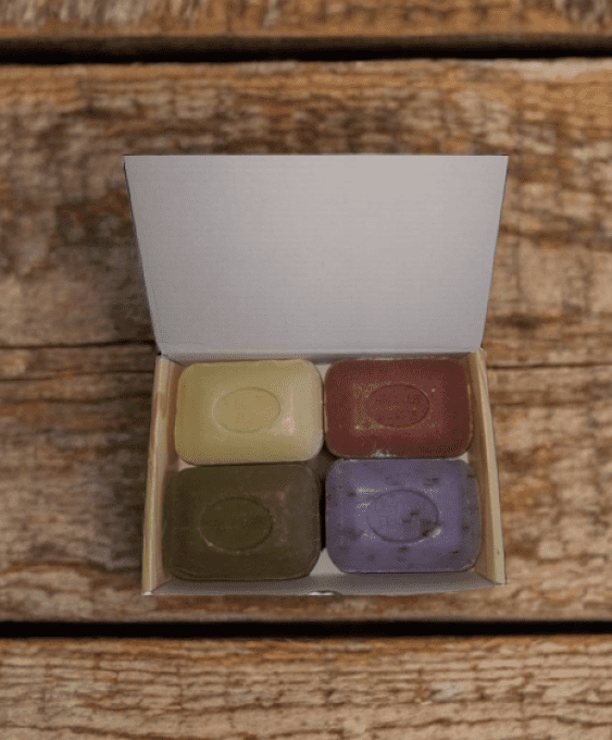 Coffret pour 4 savonnettes 100g | LE SERAIL