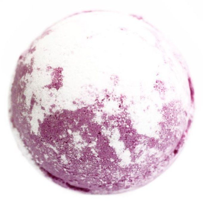 Boule de bain au karité - framboise poivre noir  180g