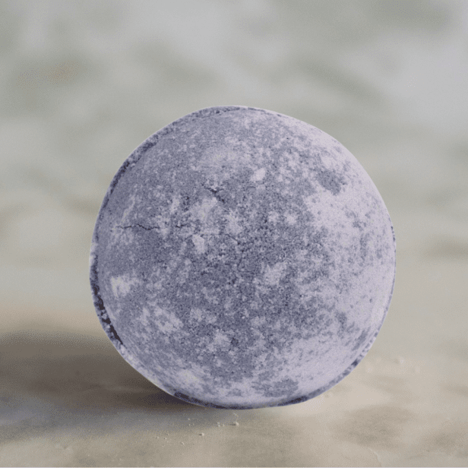 Boule de bain au karité - violette 180g