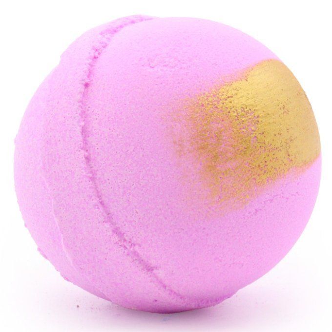 Boule de bain au karité pink charlotte 180g