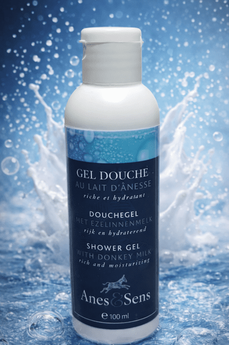 Gel douche au lait d'ânesse 100ml - Anes&Sens 