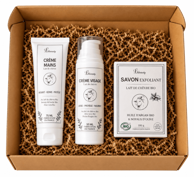 Coffret Éclat & Douceur au Lait de Chèvre Bio – LH Beauty
