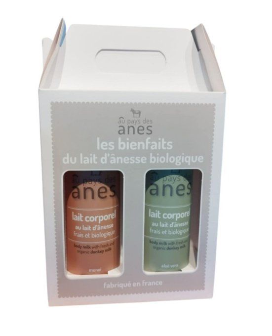 Coffret Gourmand 2 flacons VIDE - Aux Pays des Anes