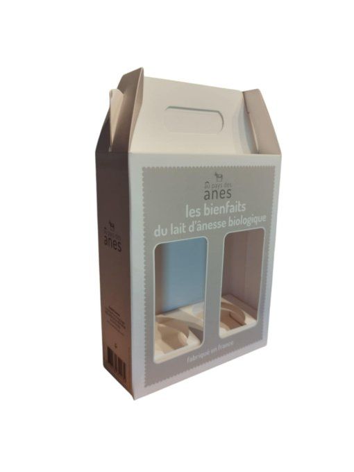 Coffret Gourmand 2 flacons VIDE - Aux Pays des Anes