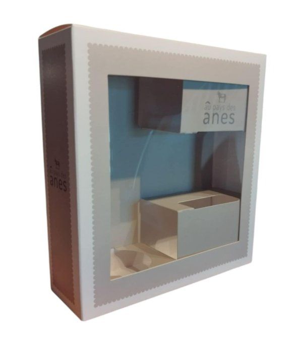 Coffret Plaisir 1 flacon et 1 savon rond - VIDE - Aux Pays des Anes 