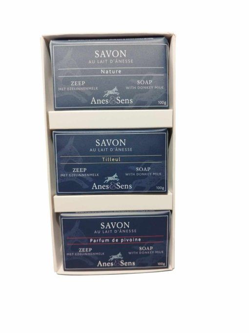 Coffret trois savons 100 g - Anes&Sens
