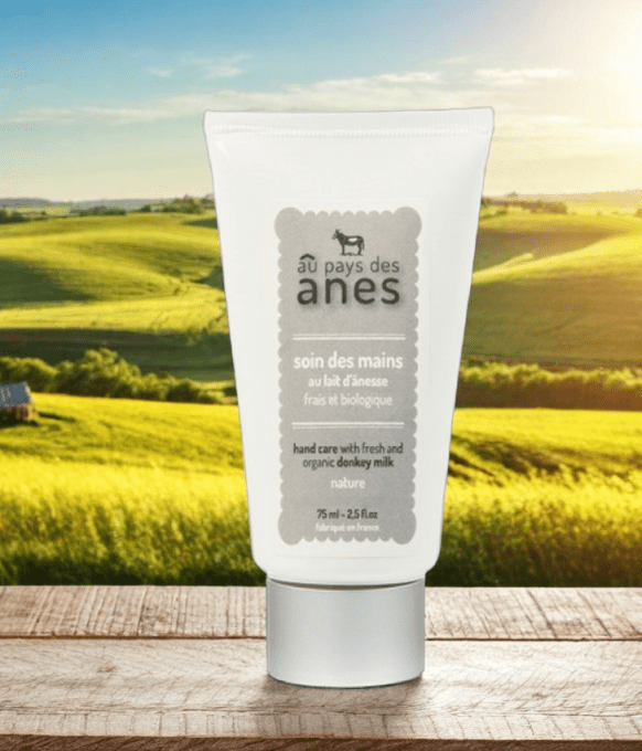 Crème pour les mains au lait d'ânesse frais et biologique 75 ml