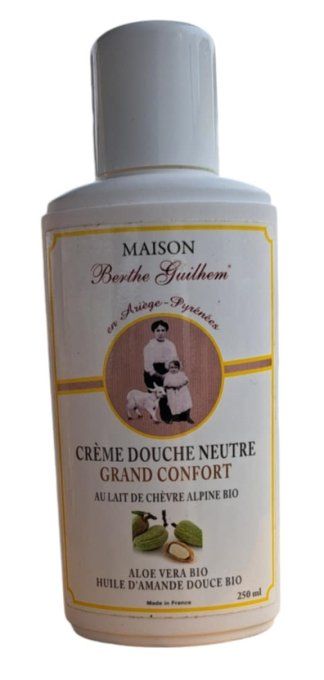 Crème douche au lait de chèvre alpine bio  250 ml - HUILE AMANDE DOUCE & ALOE VERA