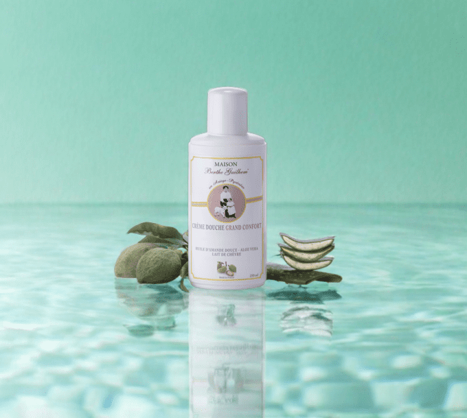 Crème douche au lait de chèvre alpine bio  250 ml - VERVEINE BIO & HUILE DE BOURRACHE