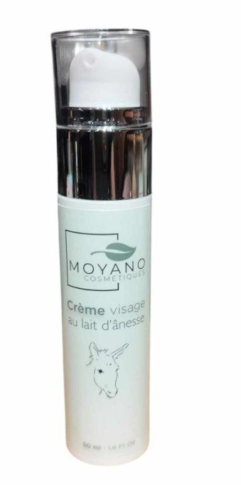 Crème visage au lait d'ânesse bio - sans alergène - Moyano