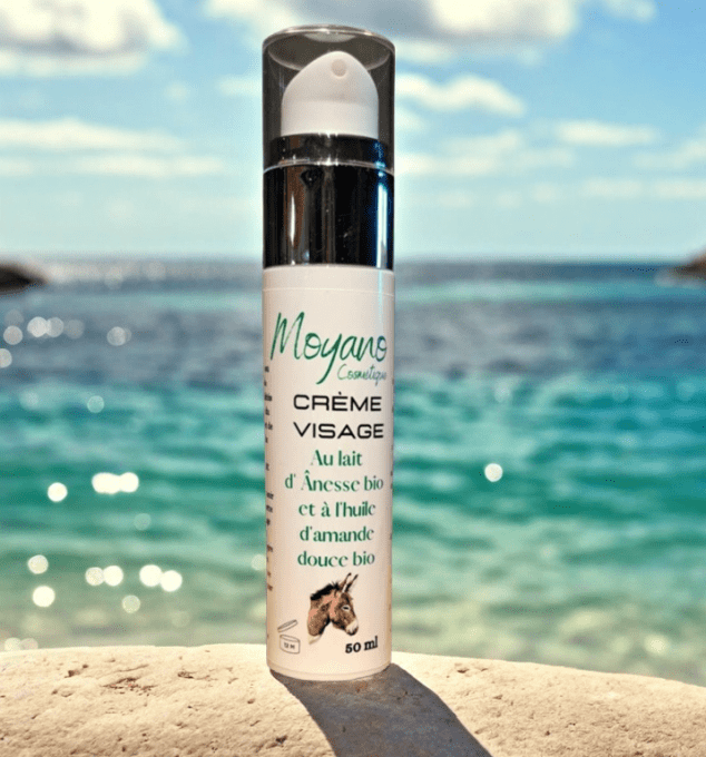 Crème Visage au lait d’ânesse et à l’huile d’amande douce BIO