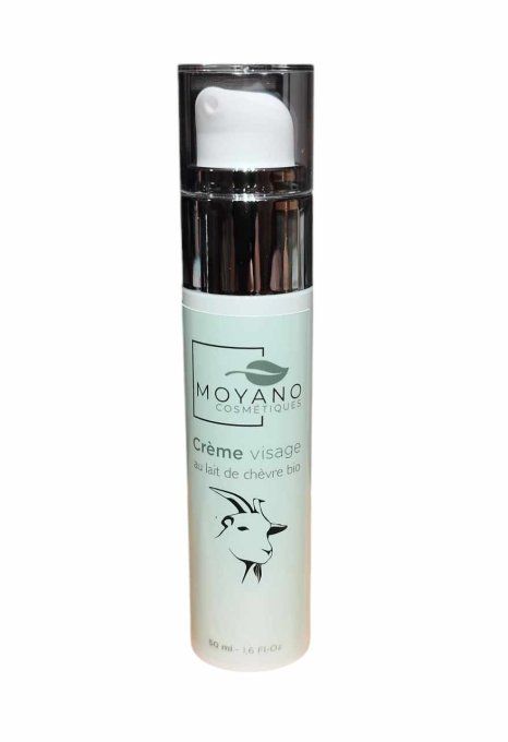 Crème visage au lait de chèvre bio - sans alergène - Moyano