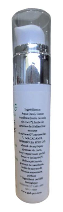 Crème Visage au lait de chèvre et à l’huile de macadamia BIO			 			