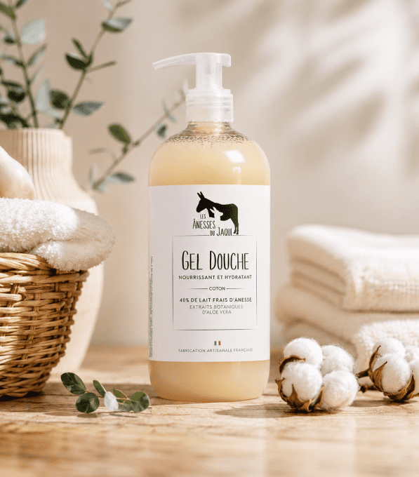 Gel douche au lait d'ânesse BIO 40% - 250ml - LES ANESSES DE JAOUL