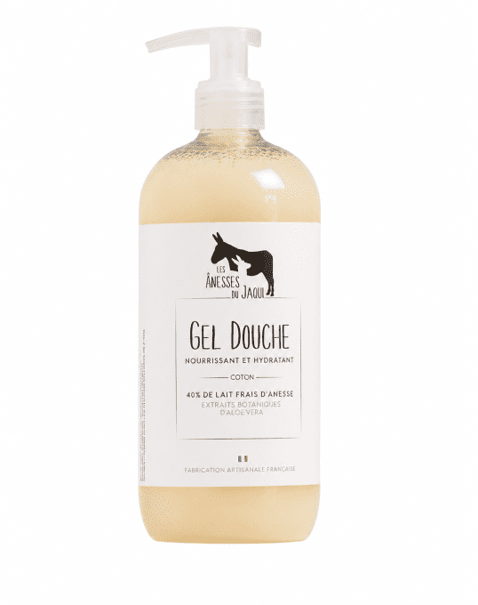 Gel douche au lait d'ânesse BIO 40% - 250ml - LES ANESSES DE JAOUL