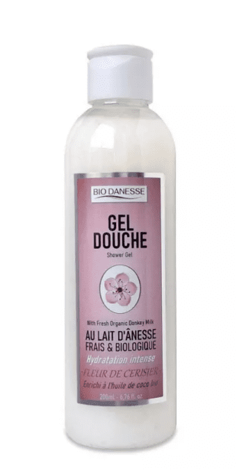 Gel douche au lait d'ânesse bio fleur de cerisier