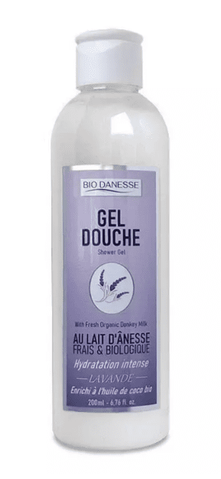 Gel douche au lait d'ânesse bio lavande