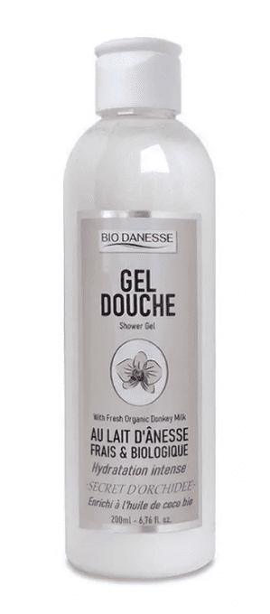 Gel douche au lait d'ânesse bio orchidée