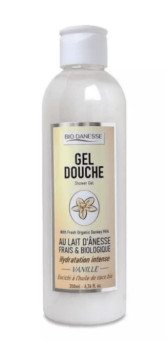 Gel douche au lait d'ânesse bio vanille