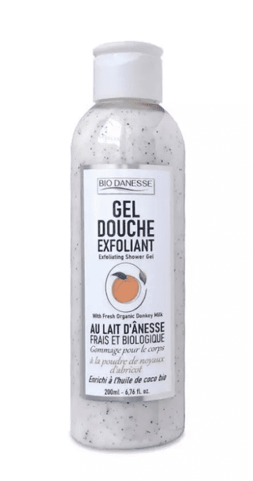 Gel douche exfoliant au lait d'ânesse bio