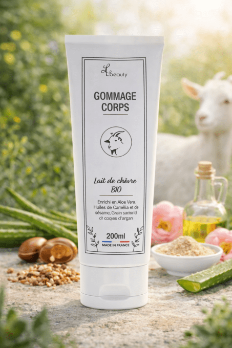 Gommage corps au lait de chèvre BIO
