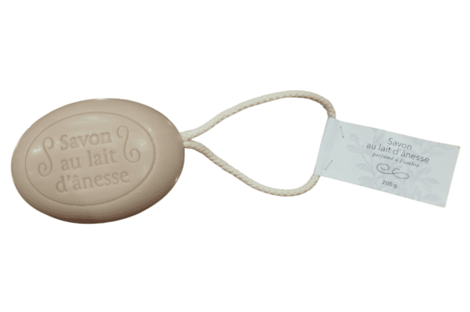 Savon corde Ovale 200g au lait d'ânesse