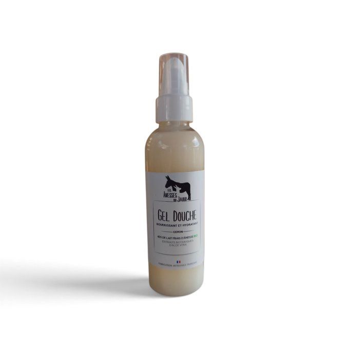 Gel douche au lait d'ânesse BIO 40% - 250ml - LES ANESSES DE JAOUL