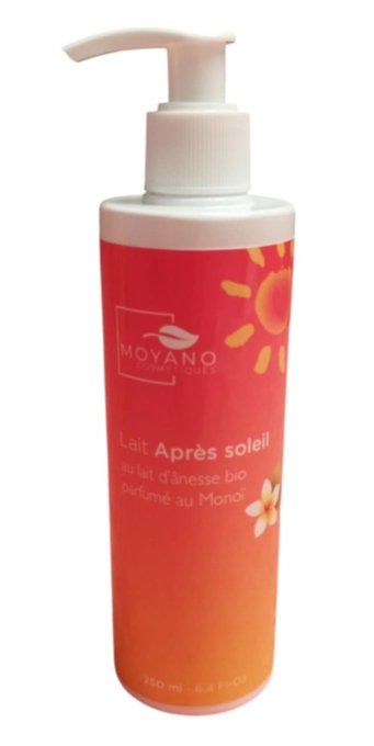 Lait après solaire au lait d'ânesse bio - Monoi - sans alergène - Moyano 