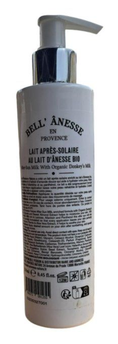 LAIT APRES SOLAIRE AU LAIT FRAIS D'ÂNESSE BIO