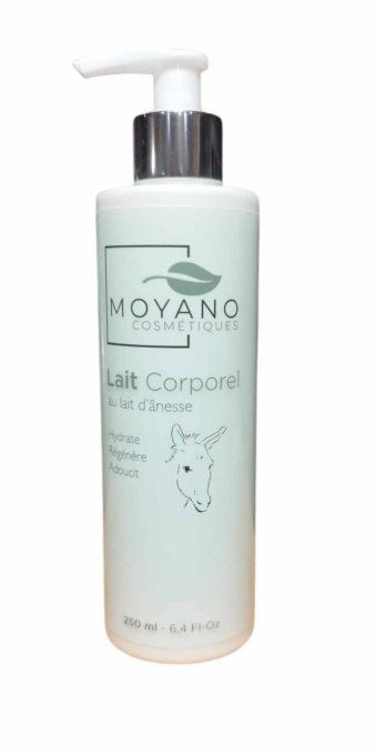 Lait corporel au lait d'ânesse bio - sans alergène - Moyano