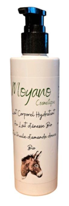 LAIT CORPOREL HYDRATANT AU LAIT D’ÂNESSE BIO ET À L’HUILE D’AMANDE DOUCE BIO 250ML			 			