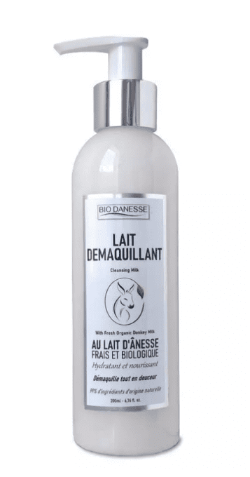 Lait démaquillant au lait d'ânesse bio