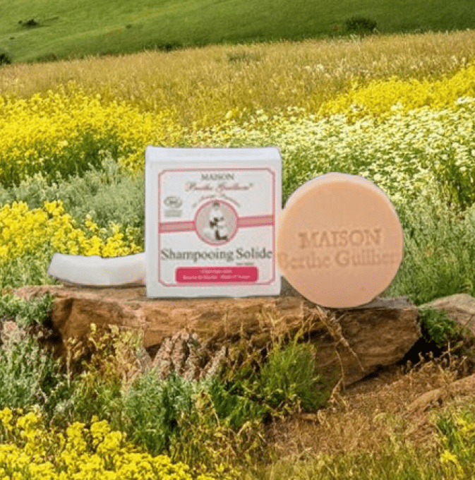 Shampoing solide certifié BIO pour cheveux secs 100 gr