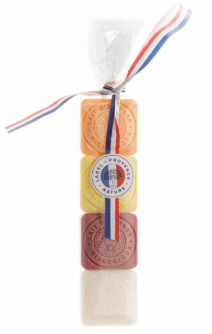 PAQUET DE 4 SAVONS PARFUMÉ 30g - Lait d'ânesse
