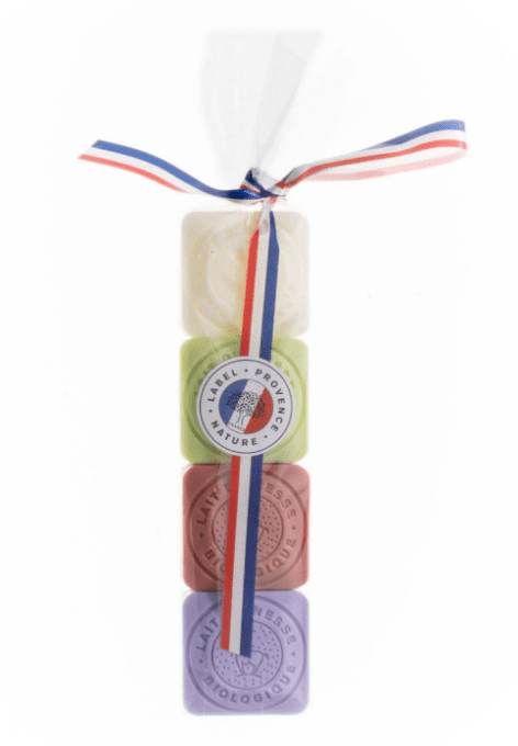 PAQUET DE 4 SAVONS PARFUMÉ 30g - Lait d'ânesse