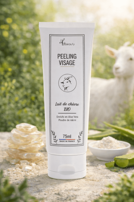 Peeling pour visage au Lait de Chèvre BIO