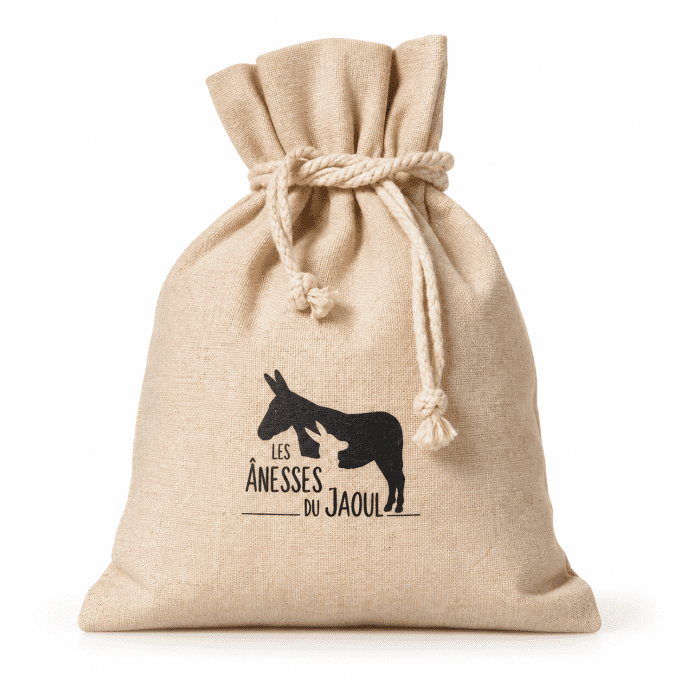 Sac en lin VIDE - 3 formats - Les anesses du Jaoul - Aux Libellules