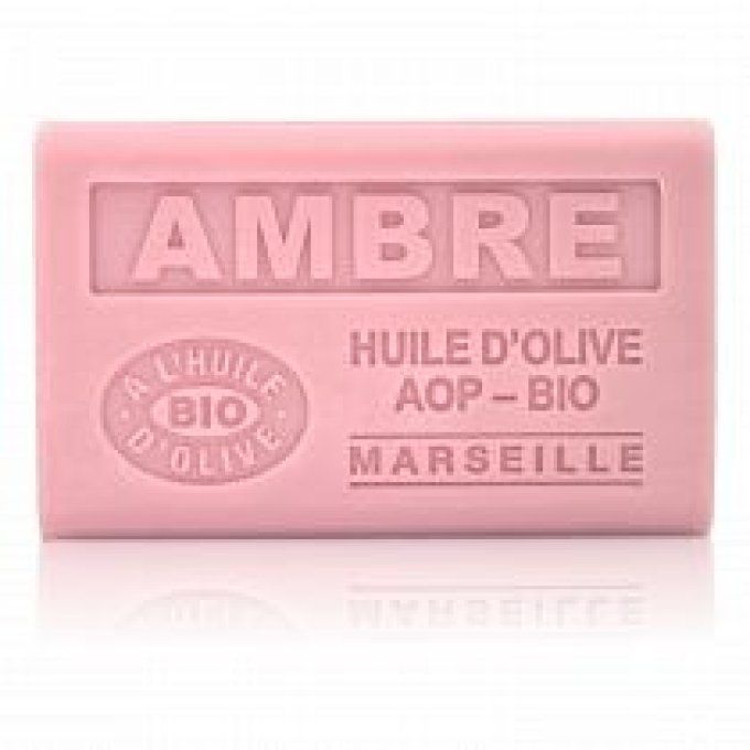 SAVONS HUILE D'OLIVE BIO 125GR - AMBRE BOISE