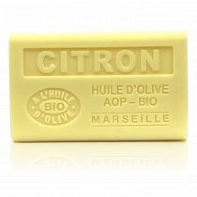 SAVONS HUILE D'OLIVE BIO 125GR - CITRON
