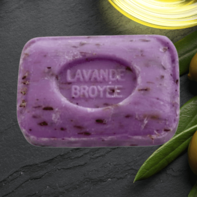 Savon de Marseilles parfumés 100gr Le Sérail - LAVANDE BROYE
