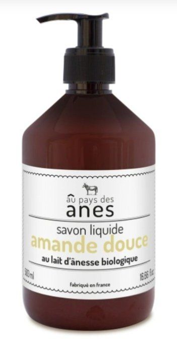 Savon liquide au lait d'ânesse biologique Amande douce 500 ml
