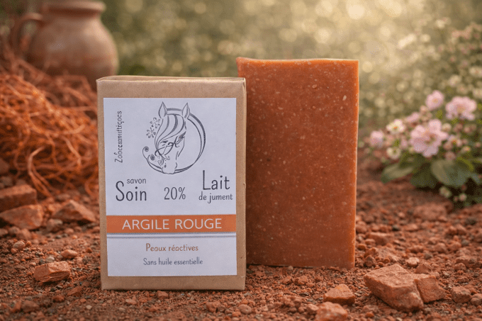 Savon Argile Rouge anti rougeurs