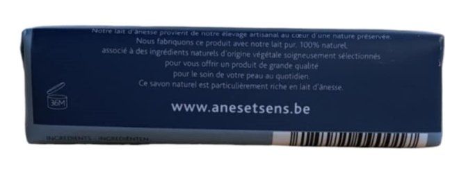 Savon au lait d'ânesse, parfum 100g - Anes&Sens 