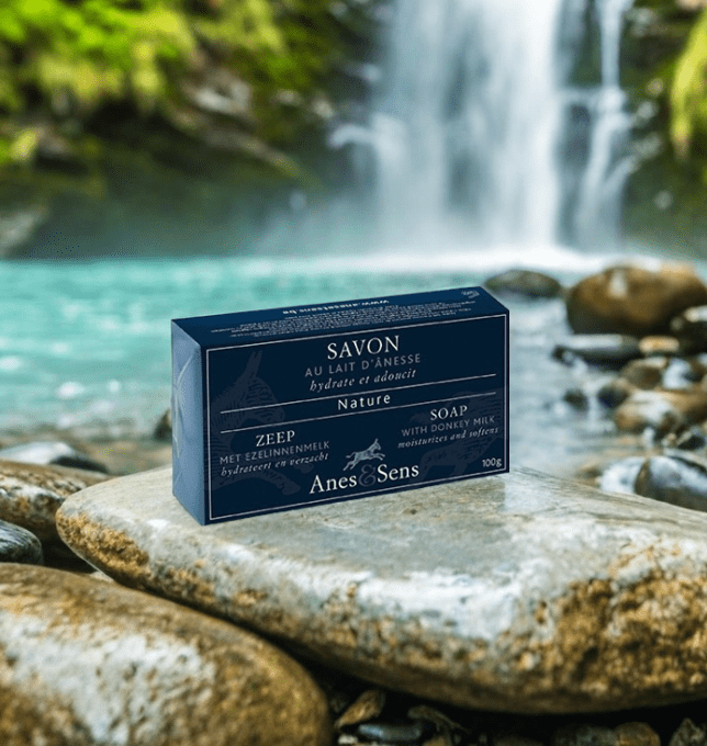 Savon au lait d'ânesse, parfum 100g - Anes&Sens 