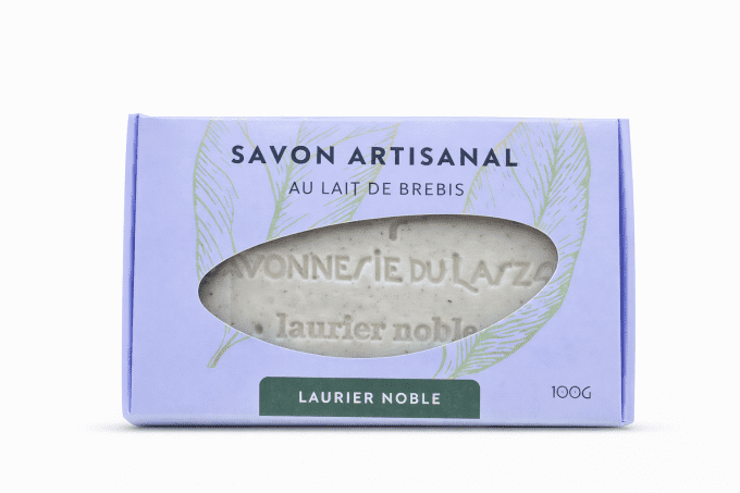Savon au lait de brebis Laurier Noble - 100g -
